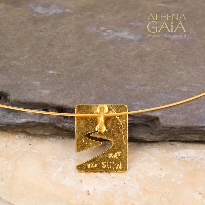 Embrace the Journey Gold Necklace - 14k Gold & Sterling Silver Necklace