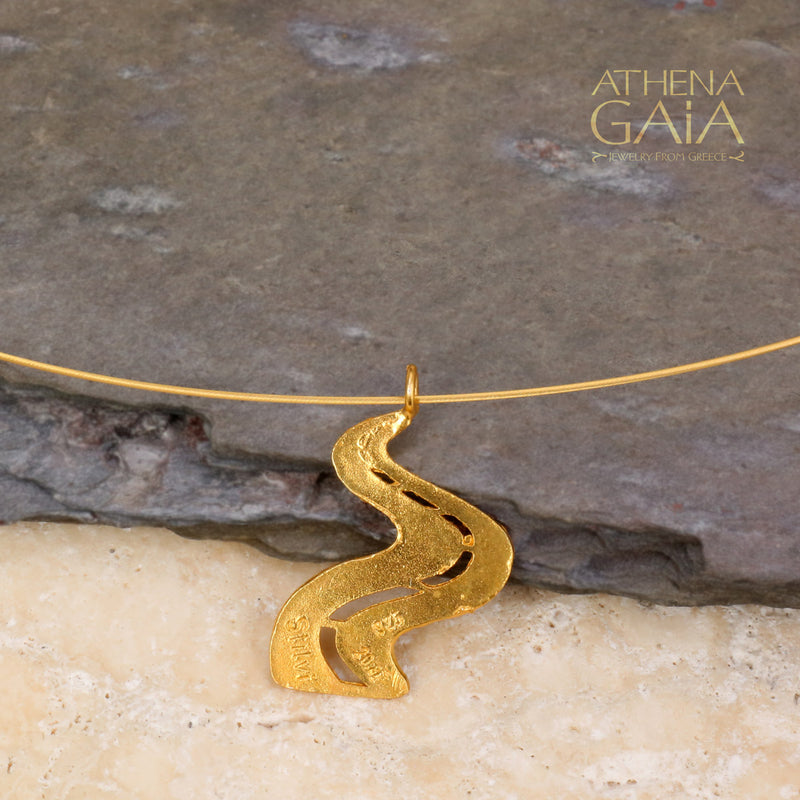 Embrace the Journey Gold Necklace - 14k Gold & Sterling Silver Necklace