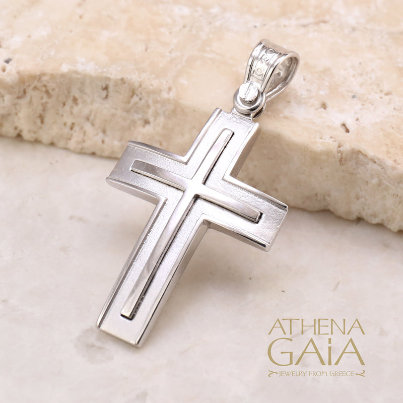 Hidden Light Cross - 14k Gold - Latin Cross