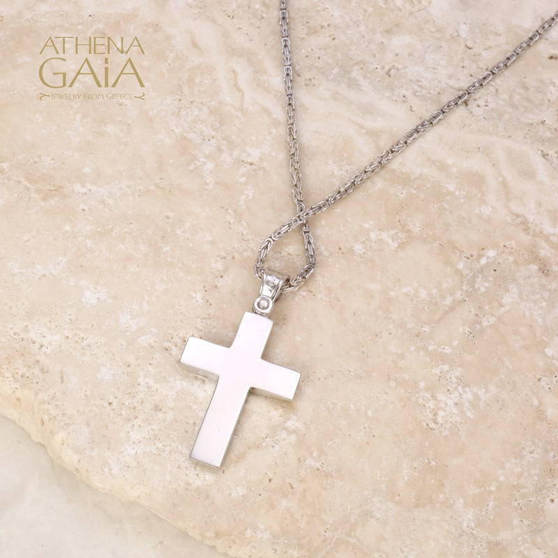 Hidden Light Cross - 14k Gold - Latin Cross