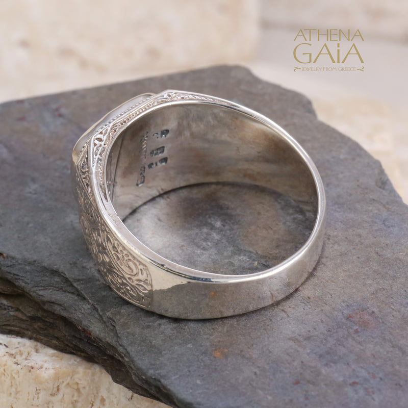 Classic Men's Ring - Sterling Silver - Club Ring