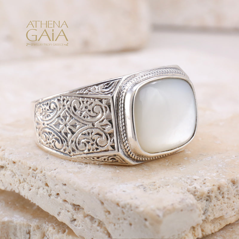 Classic Men's Ring - Sterling Silver - Club Ring