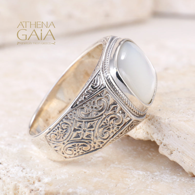 Classic Men's Ring - Sterling Silver - Club Ring