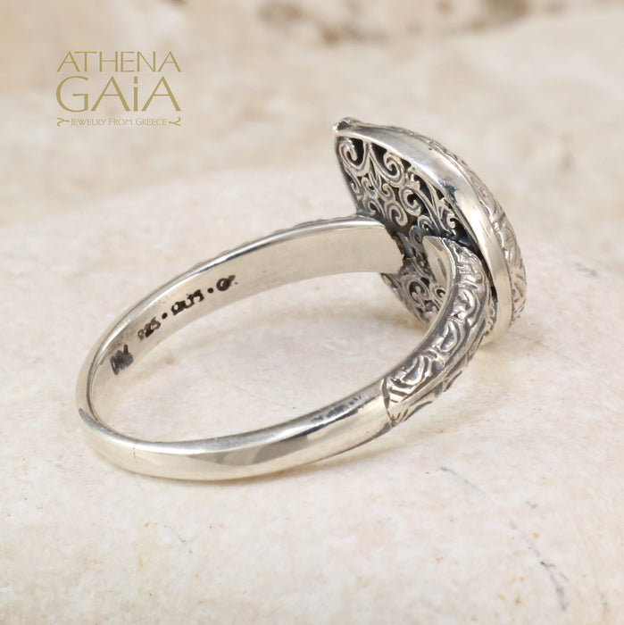 Thalassa Sea Snail Ring (Small) - 18k Gold & Sterling Silver Ring