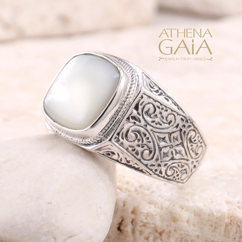 Classic Men's Ring - Sterling Silver - Club Ring