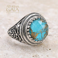 Byzantine Water Garden Ring - Sterling Silver Ring - Cocktail Ring