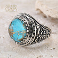 Byzantine Water Garden Ring - Sterling Silver Ring - Cocktail Ring
