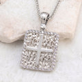 ICXC NIKA Cross - Sterling Silver - Tablet Konstantinata