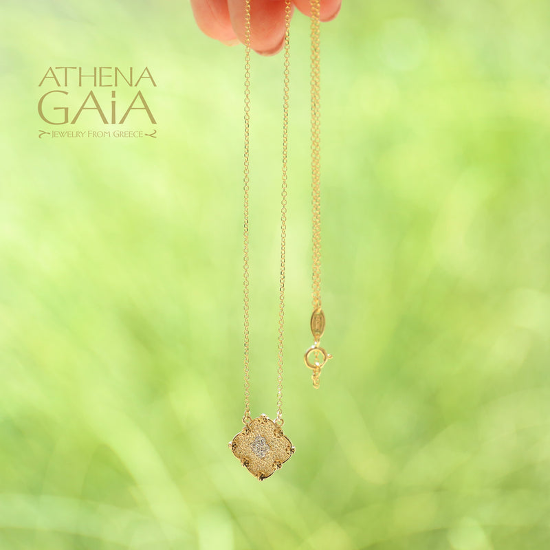 Tetra Necklace - 14k Gold Necklace