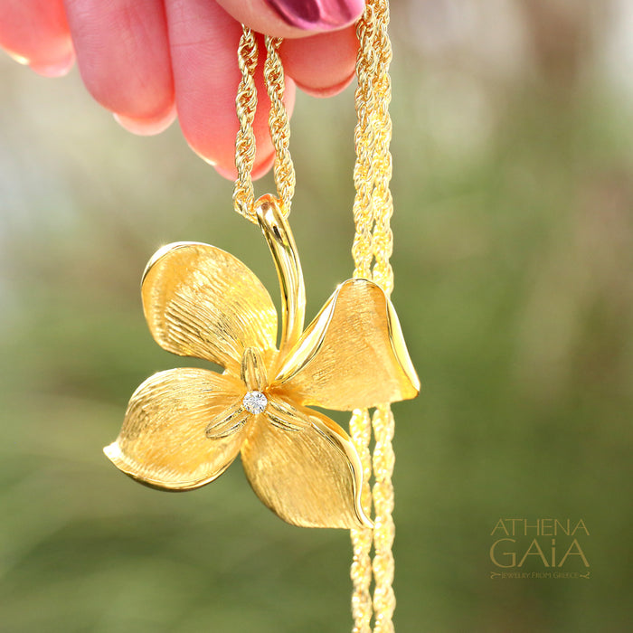 Golden Peonies Brooch/Pendant