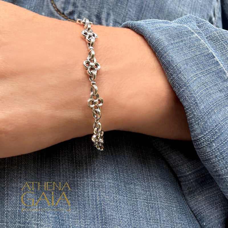 The Flower Chain - Sterling Silver Chain