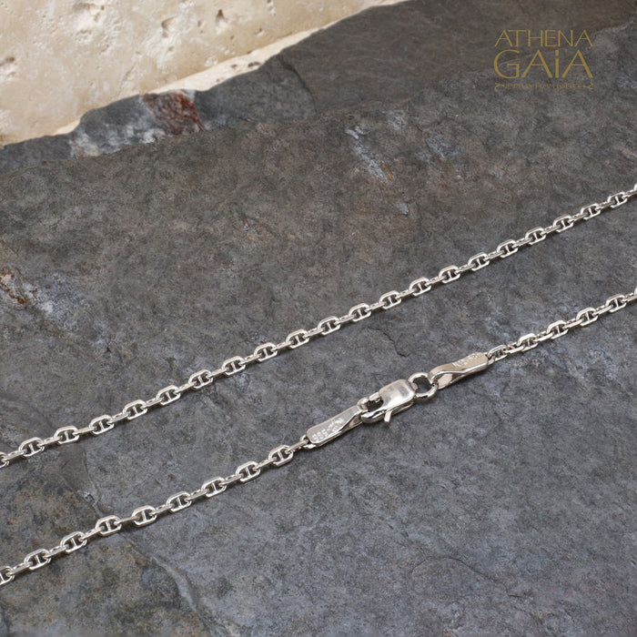 Al'Oro Theta Forzatina (Anchor) 14k Gold Chain