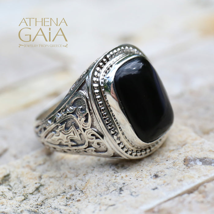 Cabochon Ring (Small) - Sterling Silver - Cocktail Ring