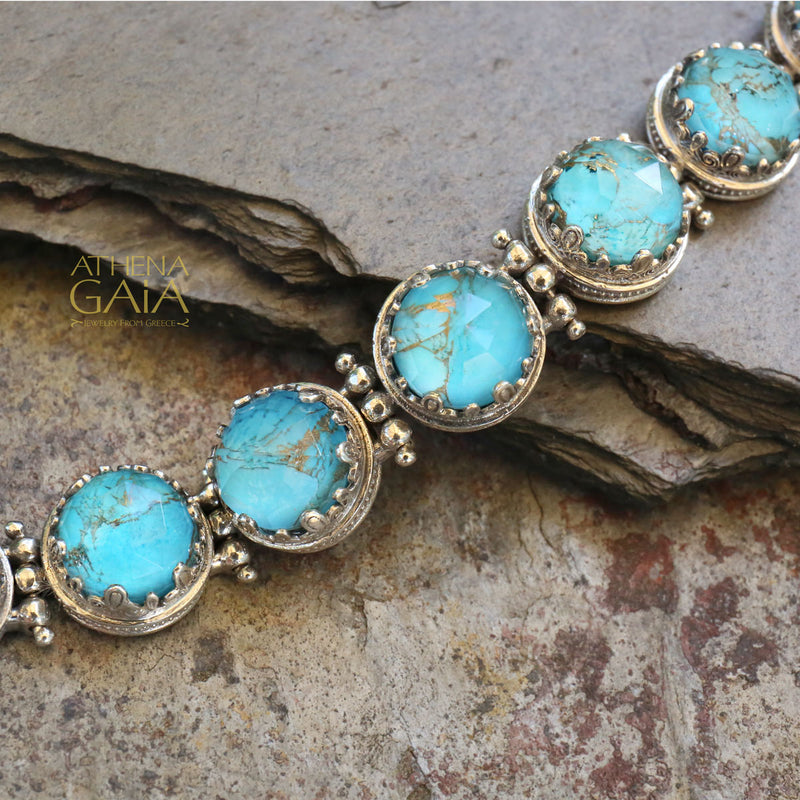 Pop Rocks Large Circle Link Bracelet - Sterling Silver Bracelet