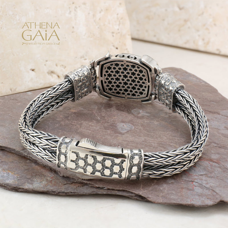 Taurus Byzantine Chain Bracelet - Sterling Silver Bracelet