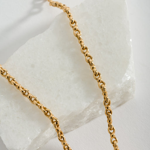 Light Double Loop Chain - 18k Gold by Gerochristo