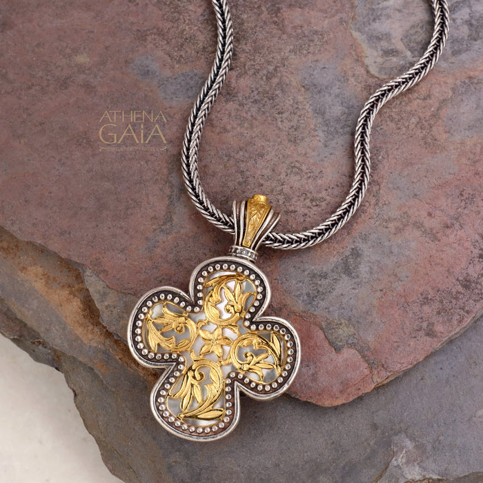 Classic Greek Sterling Silver Chain