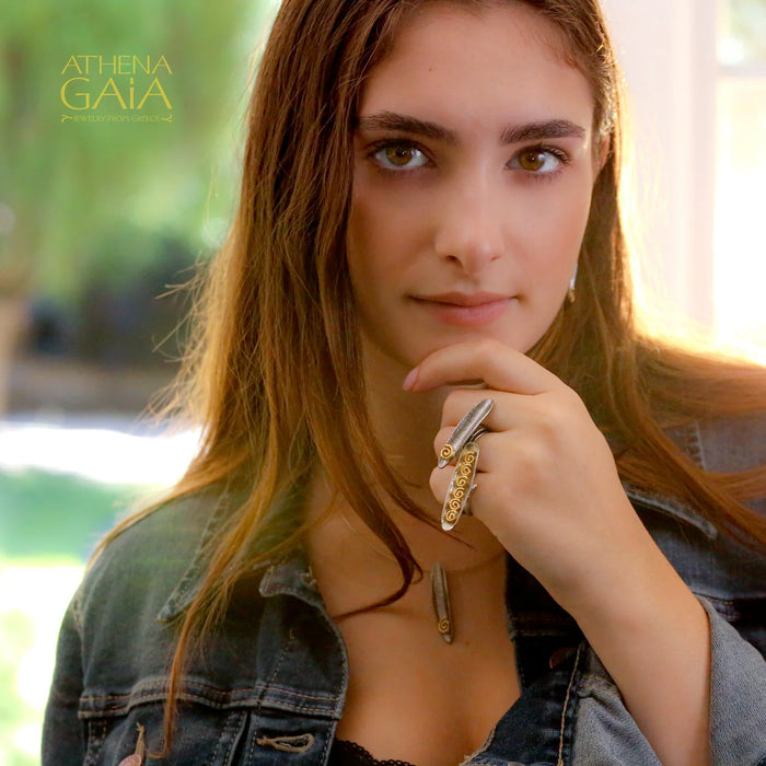 Argonaut Single Necklace - Gold Plated Sterling Silver Necklace