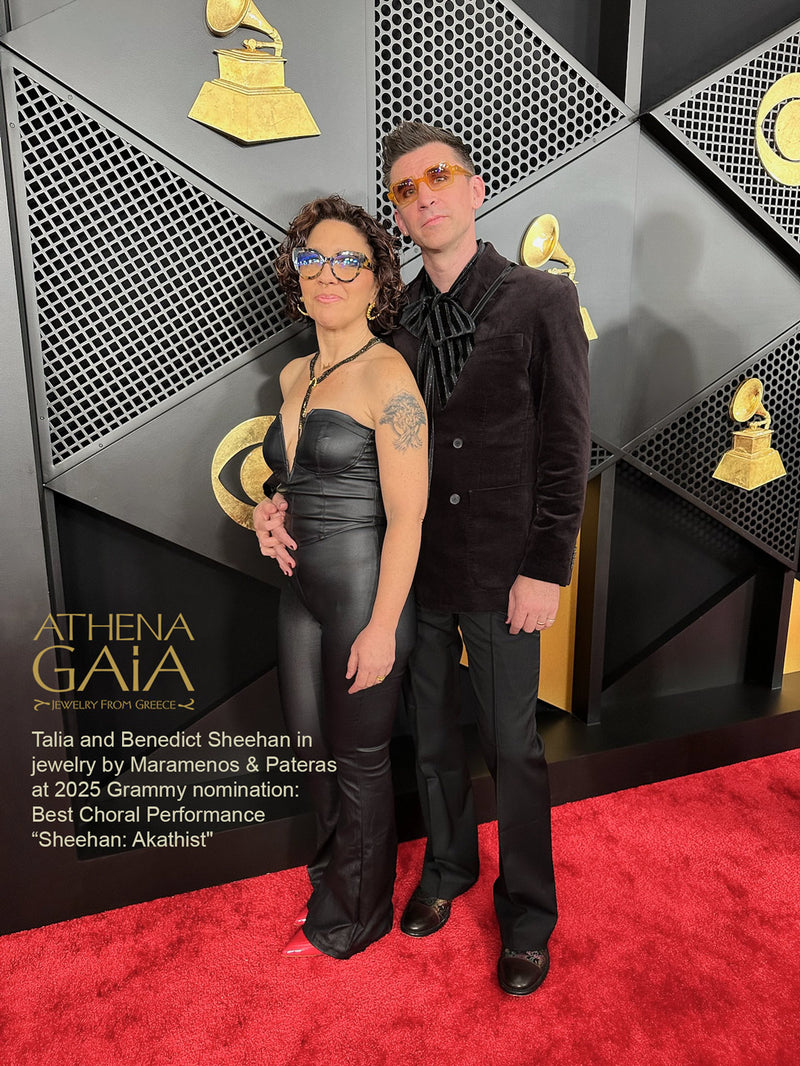 Ram Horn Sapphire River Necklace - 18k Gold Necklace