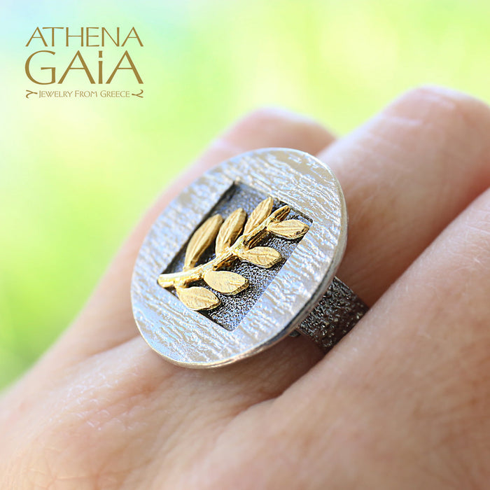 Round Fern Ring (In-Stock)