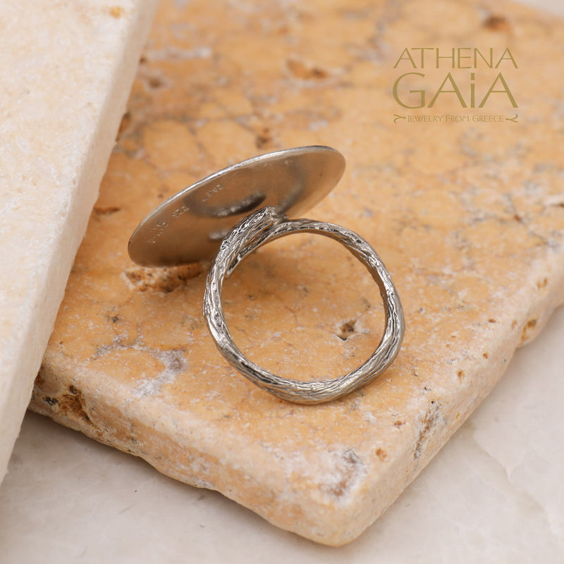 Desert Eclipse Ring - Gold Plated Sterling Silver Ring
