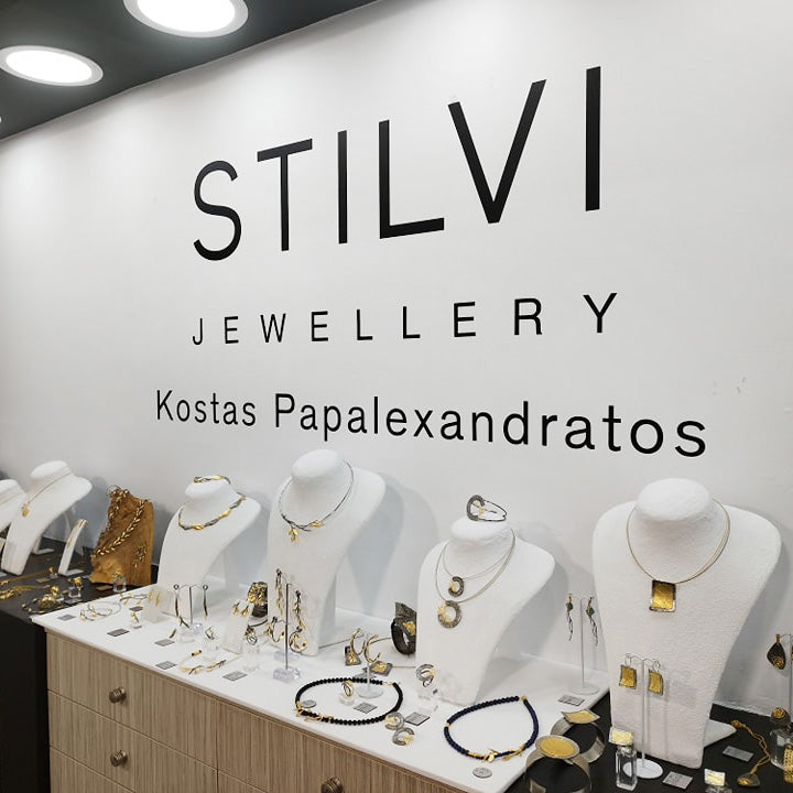 Olive Branch Circle Necklace - Gold Plated Sterling Silver Necklace