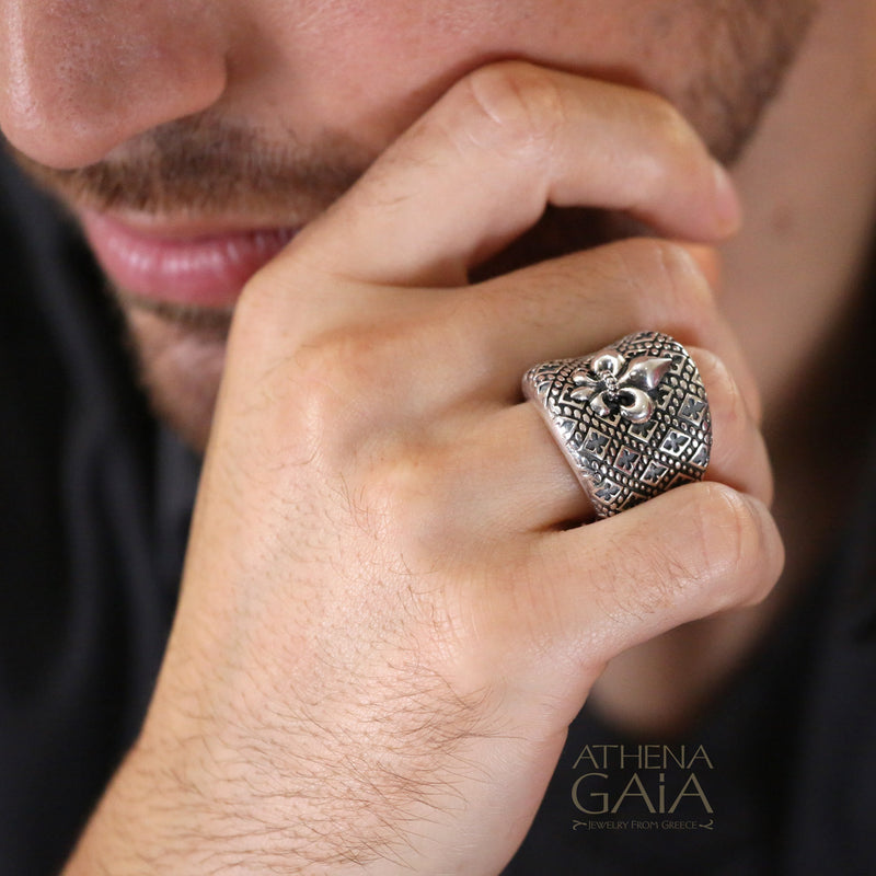 The Sun King Ring - Sterling Silver Ring - Cocktail Ring