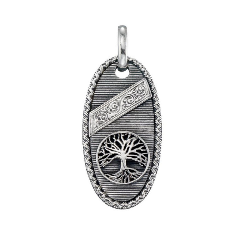 Tree of Life Talisman Silver Pendant