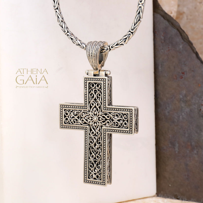 Byzantine Cross, Greek Jewelry