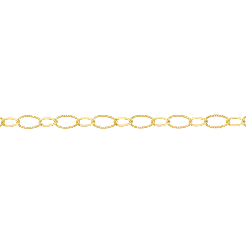 Drop Link Necklace - 14k Gold Necklace