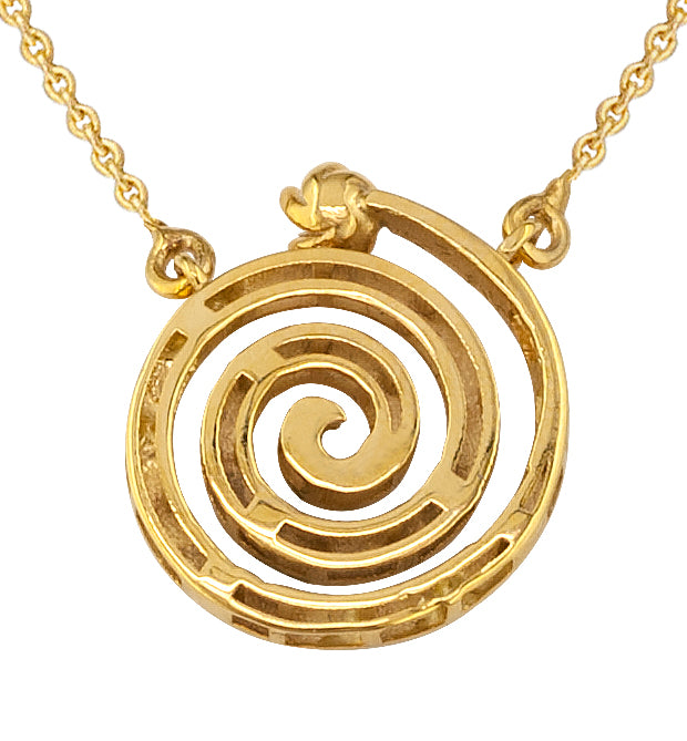 Mythical Spiral Pendant with Necklace