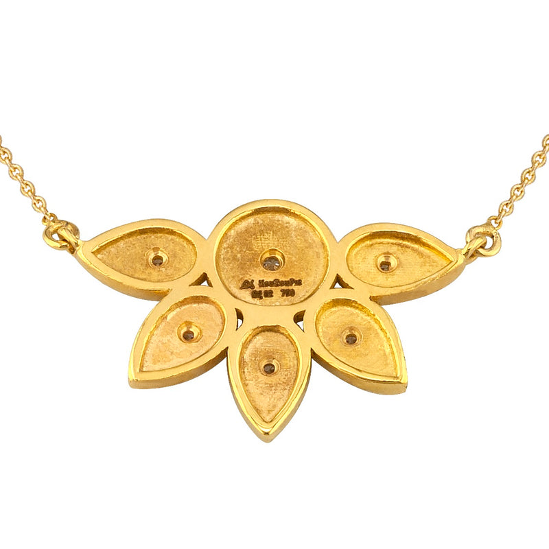 Geometric Sundown Full Necklace - 18k Gold Necklace