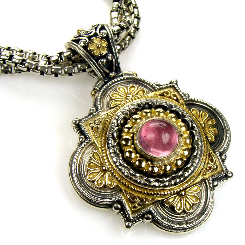 Big Faith Pendant - 18k Gold & Sterling Silver Pendant