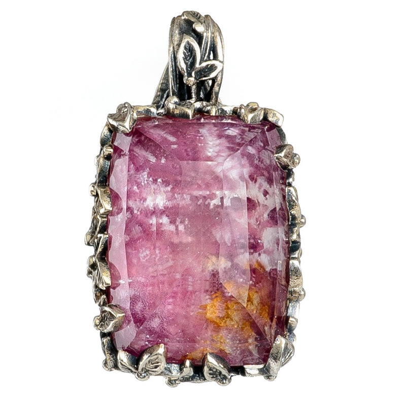 Pop Rocks Ivy Bezel Tetra Pendant - Sterling Silver Pendant