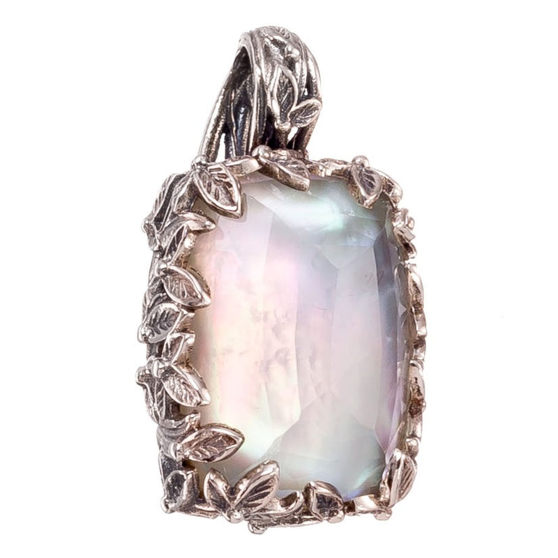 Pop Rocks Ivy Bezel Tetra Pendant - Sterling Silver Pendant