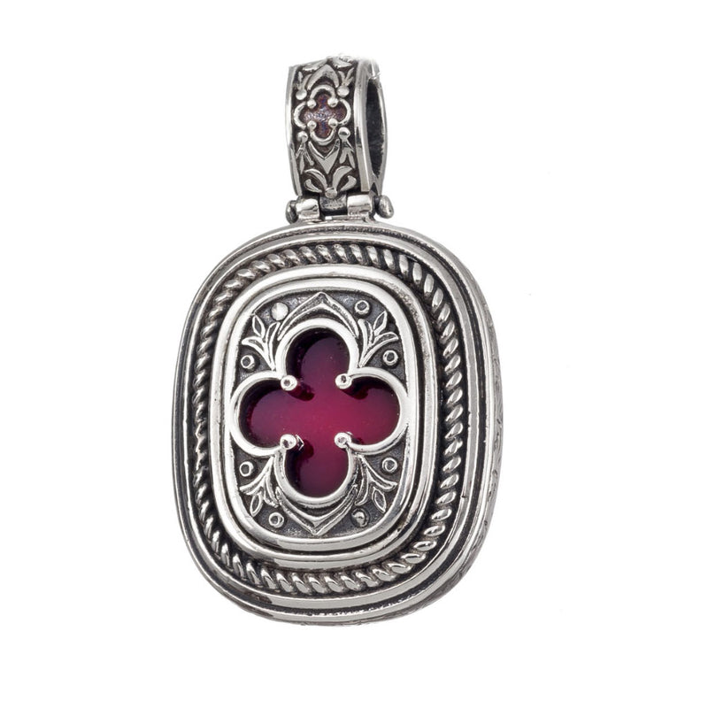 Silver Clover Odysseus Pendant - Sterling Silver Pendant