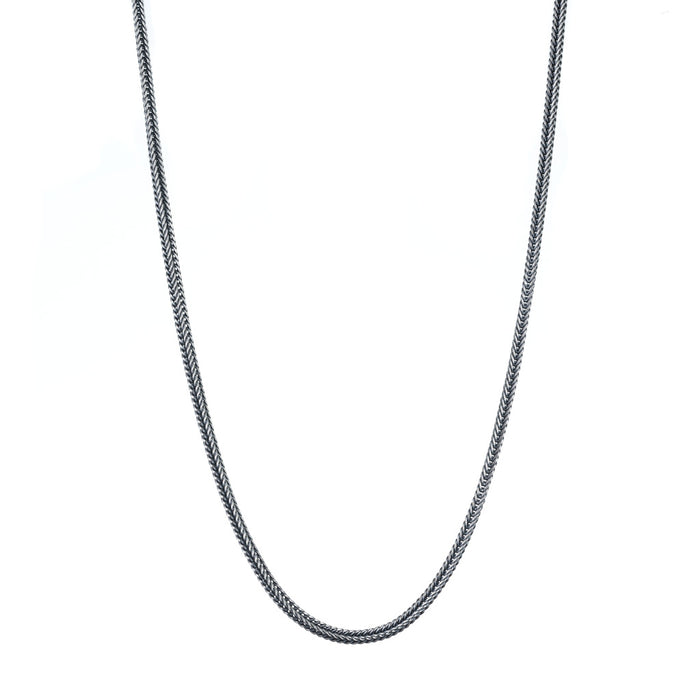 Classic Greek Sterling Silver Chain