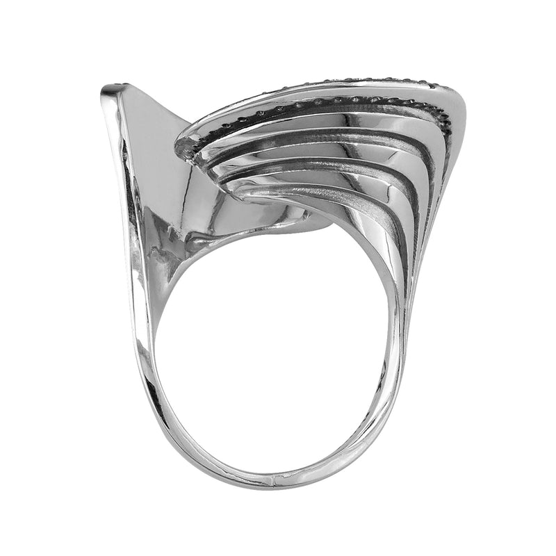 Galaxy Vortex Ring (Large) - 18k Gold ring - Cocktail Ring