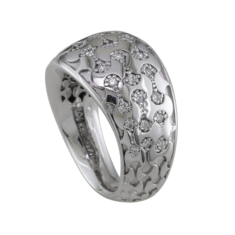 Galaxy Constellation Ring - 18k Gold Ring - Cocktail Ring