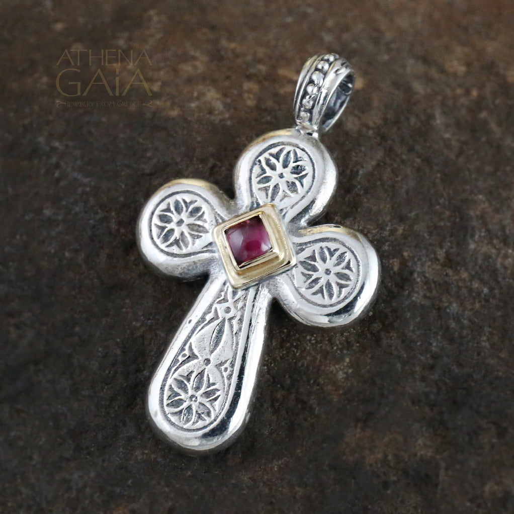 Western Pomme Cross Pendant by Gerochristo — Athena Gaia