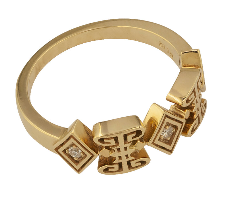 Mythical Thracian Band Ring