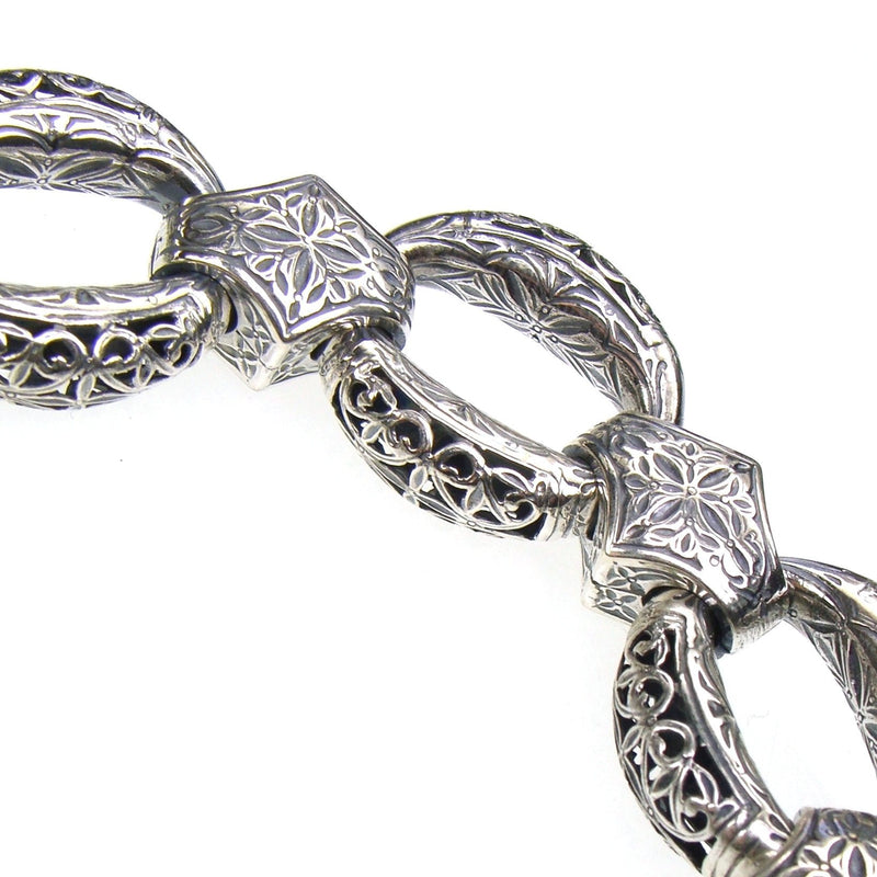 Zelda Silver Link Bracelet - Sterling Silver Bracelet