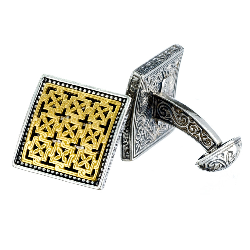 Monastiraki Church Garden Trellis Cufflinks