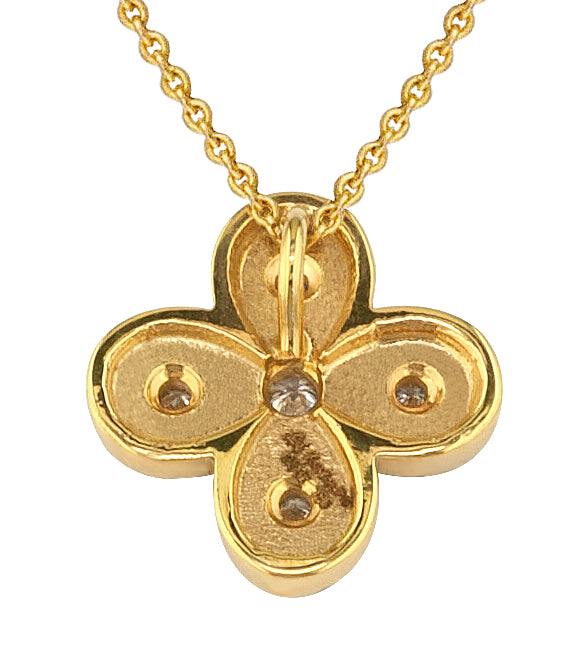 Small Drops Geometric Necklace - 18k Gold Necklace