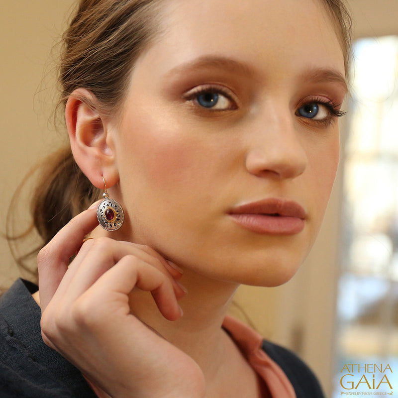 Argonaut Cyclades French Wire Earrings - 18k Gold & Sterling Silver Earrings