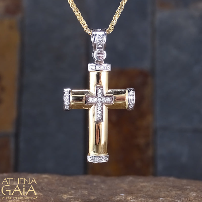 Byzantine Cross, Greek Jewelry