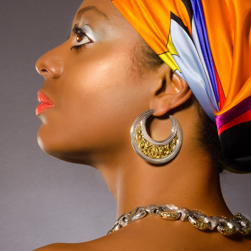 The Zelda Necklace - 18k Gold & Sterling Silver Necklace