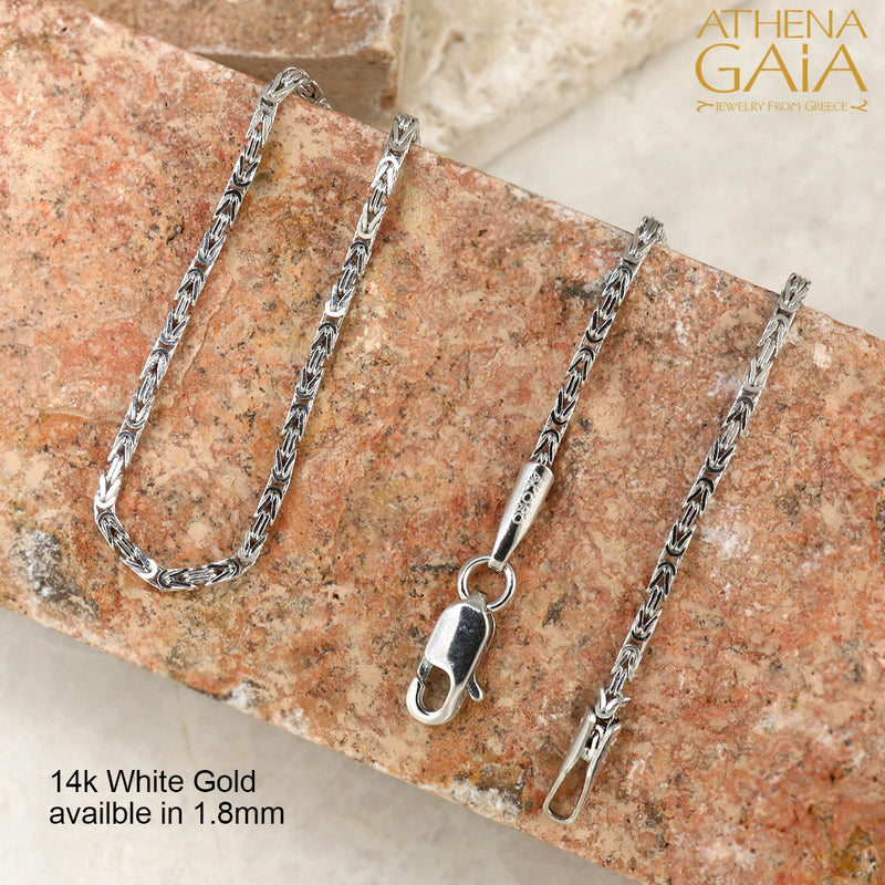 14k Gold Byzantine Chain