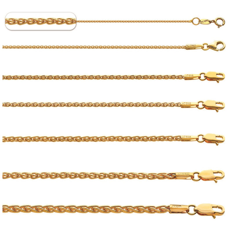14k Gold Spiga Chain