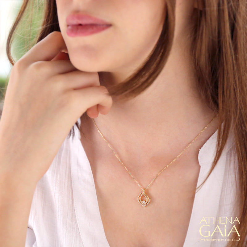 Gaia Necklace - 14k Gold Necklace